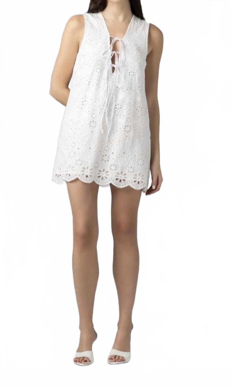 NEW BLANKNYC field of dreams dress in white